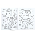 Модные животные. Раскраска — фото, картинка — 1