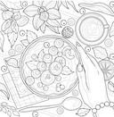 В ритме лета. Палитра солнечных дней. Раскраска — фото, картинка — 7