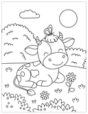 Милые раскраски. Животные — фото, картинка — 3