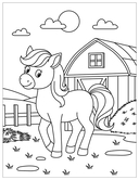 Милые раскраски. Животные — фото, картинка — 7