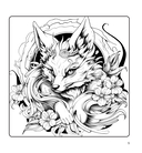 Кицунэ. Рисунки для медитаций — фото, картинка — 5