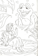 Раскраска. Дюймовочка — фото, картинка — 3