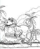 Динозавры. Раскраски из сказки — фото, картинка — 3