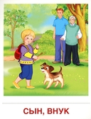 Семья. 8 демонстрационных картинок с текстом на обороте — фото, картинка — 1