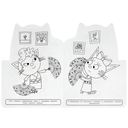 Заморские гости. Три кота. Раскраска — фото, картинка — 1