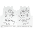 Заморские гости. Три кота. Раскраска — фото, картинка — 2