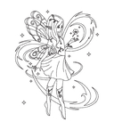 Феи весеннего леса. Раскраска — фото, картинка — 5