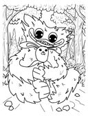 Раскраска с Хаги Ваги (синяя) — фото, картинка — 2