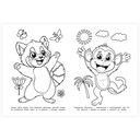 Забавные зверята. Раскраска — фото, картинка — 2