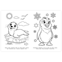 Забавные зверята. Раскраска — фото, картинка — 3