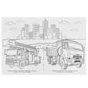 Грузовики и спецтехника. Раскраска — фото, картинка — 2