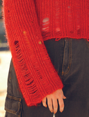 Вяжи как дизайнер. Luxury рвань на спицах. Как связать и испортить дизайнерский свитер, чтобы быть в тренде и выглядеть дорого — фото, картинка — 12