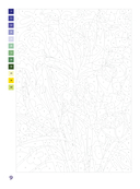 Прекрасные цветы. Раскраска по номерам — фото, картинка — 17