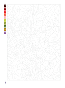 Прекрасные цветы. Раскраска по номерам — фото, картинка — 9