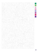 Прекрасные цветы. Раскраска по номерам — фото, картинка — 10