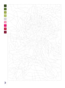 Прекрасные цветы. Раскраска по номерам — фото, картинка — 11