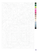 Прекрасные цветы. Раскраска по номерам — фото, картинка — 14