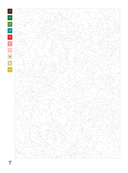 Прекрасные цветы. Раскраска по номерам — фото, картинка — 15