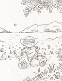 Лисенок Согыми и четыре сезона. Раскраска от популярной корейской художницы — фото, картинка — 7