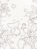 Лисенок Согыми и четыре сезона. Раскраска от популярной корейской художницы — фото, картинка — 11