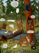 Виммельбух с наклейками. В лесу — фото, картинка — 2