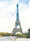 Нарисуй Париж акварелью по схемам — фото, картинка — 4