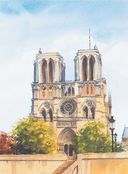 Нарисуй Париж акварелью по схемам — фото, картинка — 5