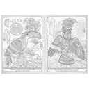 Удивительные джунгли. Арт-раскраска — фото, картинка — 4