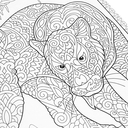 Удивительные джунгли. Арт-раскраска — фото, картинка — 5