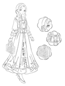 Art Book. Impressed by Love Nikki-Dress Up Queen. Раскраска — фото, картинка — 4