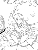 Art Book. Impressed by Manga Heroes. Раскраска — фото, картинка — 6