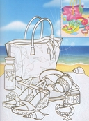 Книжка-раскраска с наклейками. Модные девчонки. Украшения — фото, картинка — 2