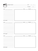 Storyboard Notebook. 16:9 для режиссера с раскадровками — фото, картинка — 8