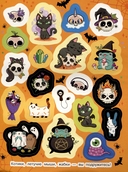 Страшилки ми-ми-ми. 100 наклеек — фото, картинка — 1