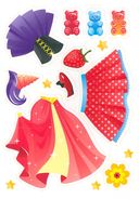 Весёлый конструктор из наклеек. Для девочек — фото, картинка — 3