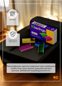 Скобы для степлера №10 (1000 шт.; цветные) — фото, картинка — 3