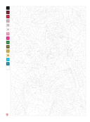 Прекрасная Япония. Раскраска по номерам — фото, картинка — 11