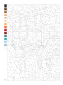 Прекрасная Япония. Раскраска по номерам — фото, картинка — 3