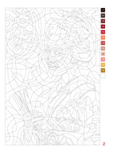 Прекрасная Япония. Раскраска по номерам — фото, картинка — 4