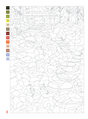 Прекрасная Япония. Раскраска по номерам — фото, картинка — 5