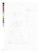 Прекрасная Япония. Раскраска по номерам — фото, картинка — 9