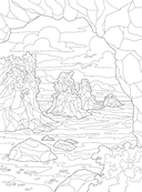 Счастливая жизнь. Раскраска-медитация. Расслабляющие пейзажи. Мудрые мысли великих — фото, картинка — 5