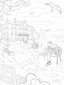 Клуб расследований по вторникам. Раскраска-детектив для фанатов жанра — фото, картинка — 3