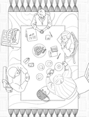 Клуб расследований по вторникам. Раскраска-детектив для фанатов жанра — фото, картинка — 5