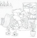 Мой милый мишка Тедди. Раскрашиваем 100+ рисунков любимой игрушки детства — фото, картинка — 13