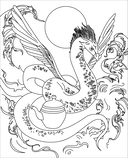 Волшебные существа мира Гарри Поттера. Раскраска — фото, картинка — 1