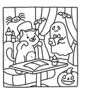 Сидим с бобром кофе пьем. Антистресс-раскраска — фото, картинка — 14