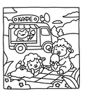 Сидим с бобром кофе пьем. Антистресс-раскраска — фото, картинка — 16