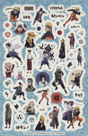Naruto Shippuden. Супермного наклеек (синяя) — фото, картинка — 2