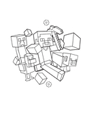 Суперраскраска Майнкрафт. Строй, твори, раскрашивай — фото, картинка — 6